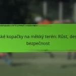 Dětské kopačky na měkký terén: Růst, design, bezpečnost