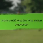 Dětské umělé kopačky: Růst, design, bezpečnost