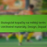 Ekologické kopačky na měkký terén: Udržitelné materiály, Design, Dopad