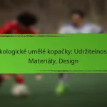 Ekologické umělé kopačky: Udržitelnost, Materiály, Design