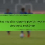 Lehké kopačky na pevný povrch: Rychlost, obratnost, reakčnost
