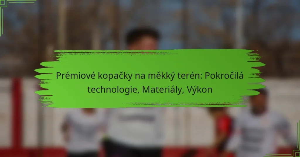 Prémiové kopačky na měkký terén: Pokročilá technologie, Materiály, Výkon