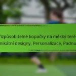 Přizpůsobitelné kopačky na měkký terén: Unikátní designy, Personalizace, Padnutí