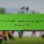 Profesionální umělé kopačky: Výkon, Odolnost, Styl