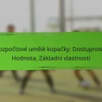 Rozpočtové umělé kopačky: Dostupnost, Hodnota, Základní vlastnosti