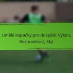 Umělé kopačky pro dospělé: Výkon, Rozmanitost, Styl