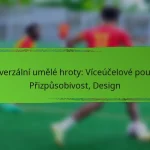 Univerzální umělé hroty: Víceúčelové použití, Přizpůsobivost, Design
