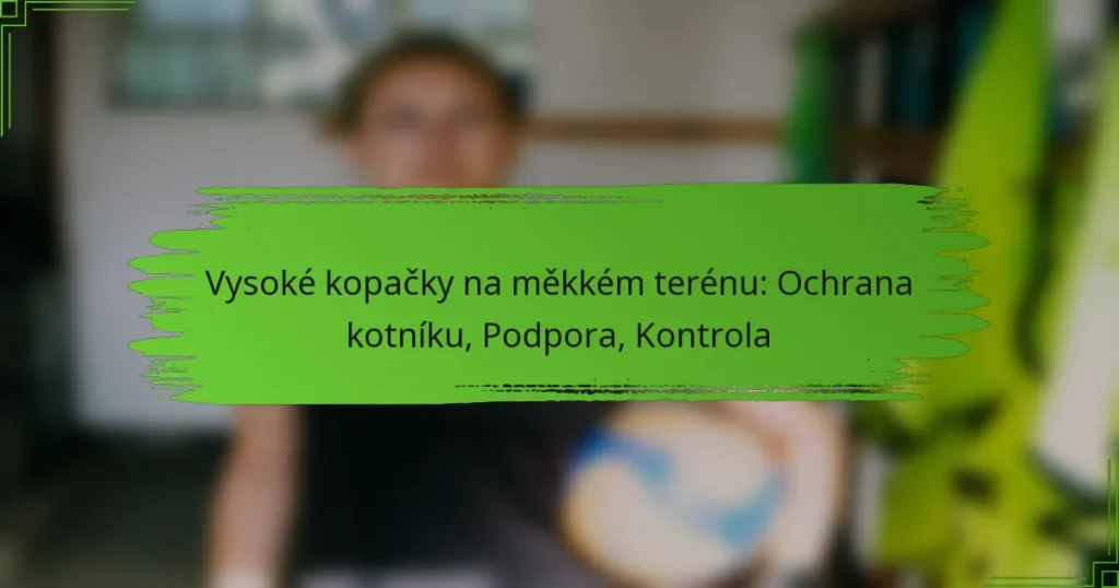 Vysoké kopačky na měkkém terénu: Ochrana kotníku, Podpora, Kontrola
