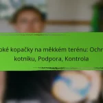 Vysoké kopačky na měkkém terénu: Ochrana kotníku, Podpora, Kontrola