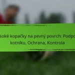 Vysoké kopačky na pevný povrch: Podpora kotníku, Ochrana, Kontrola