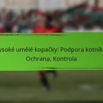 Vysoké umělé kopačky: Podpora kotníku, Ochrana, Kontrola