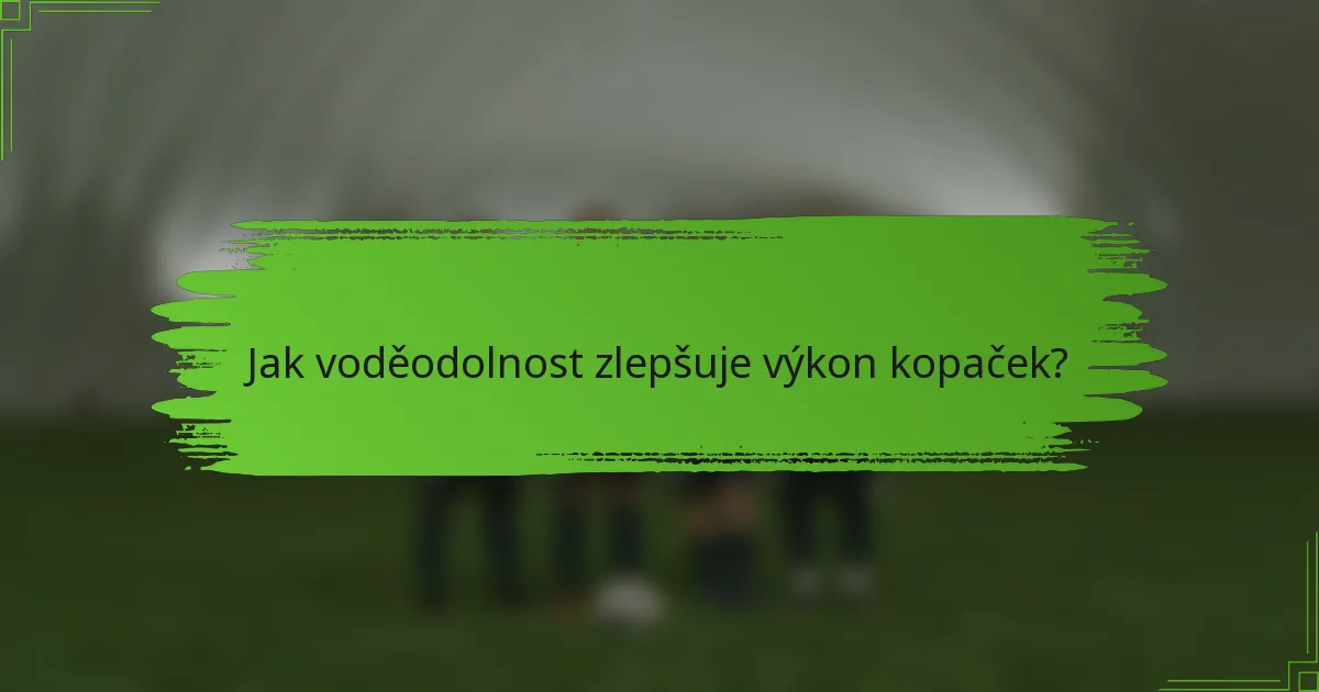 Jak voděodolnost zlepšuje výkon kopaček?
